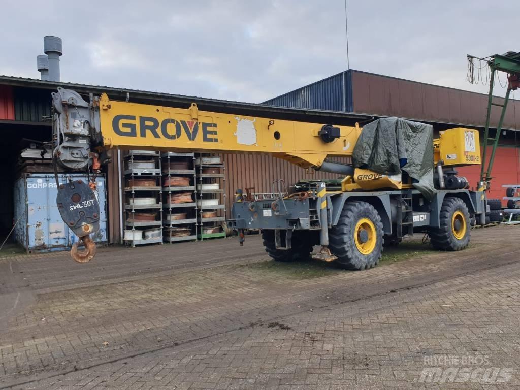 Grove RT 530 E-2 Kraner til hårdt terræn