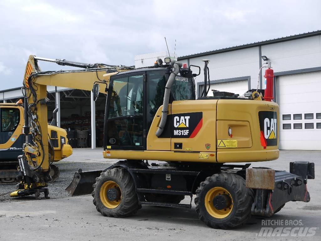 CAT M 315 F Gravemaskiner på hjul