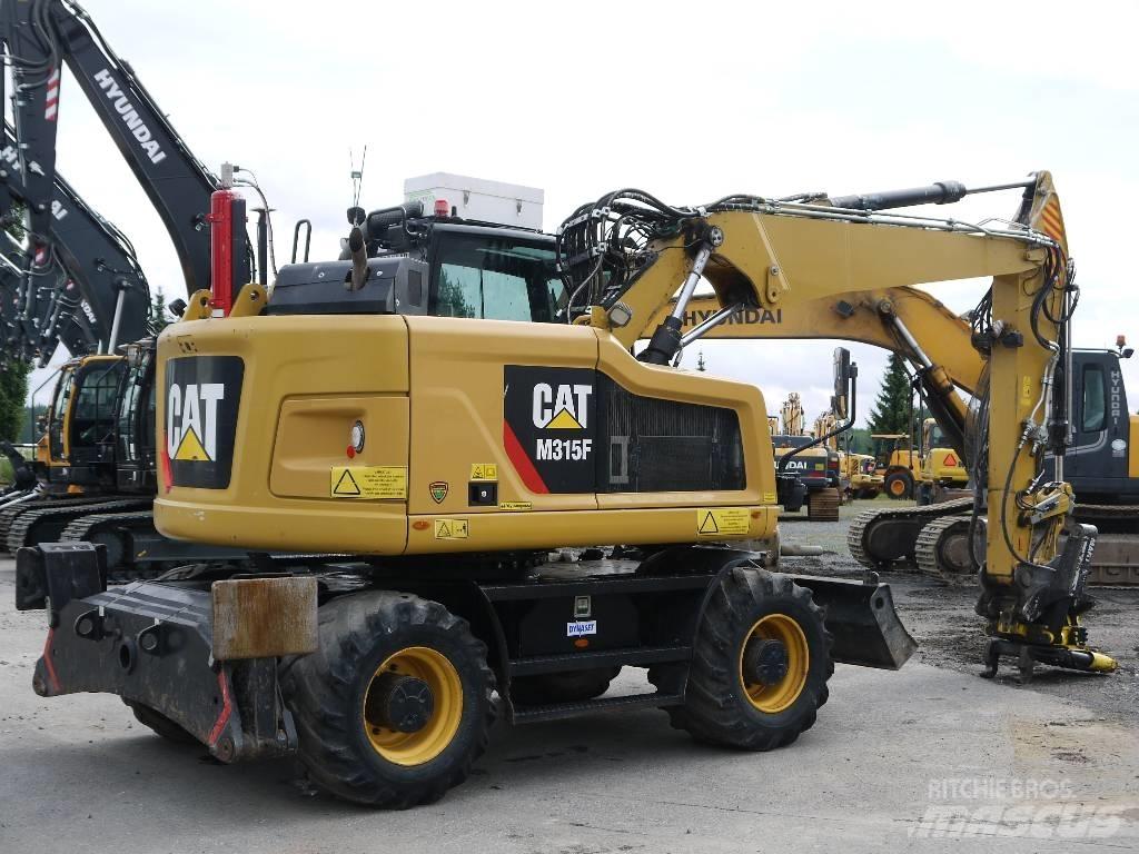 CAT M 315 F Gravemaskiner på hjul