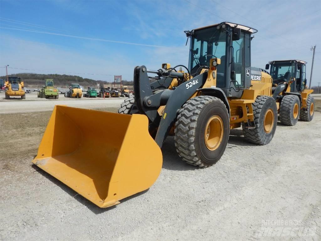 John Deere 524K Læssemaskiner på hjul