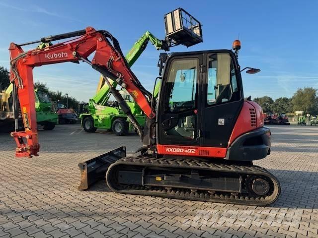 Kubota KX080-4a2 Midi-gravemaskiner 7t - 12t