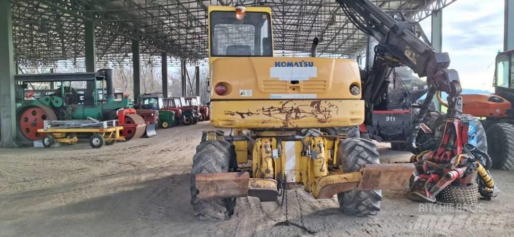 Komatsu PW 110 Gravemaskiner på hjul