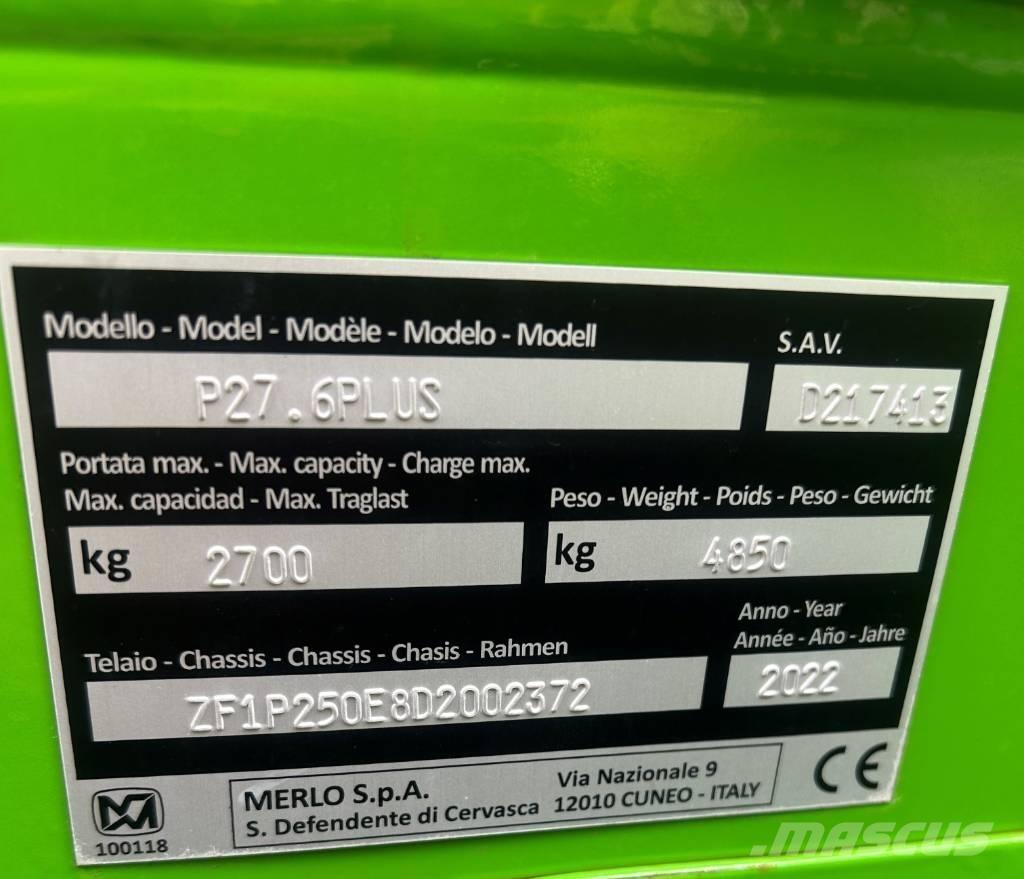 Merlo P 27.6 Plus Teleskoplæssere