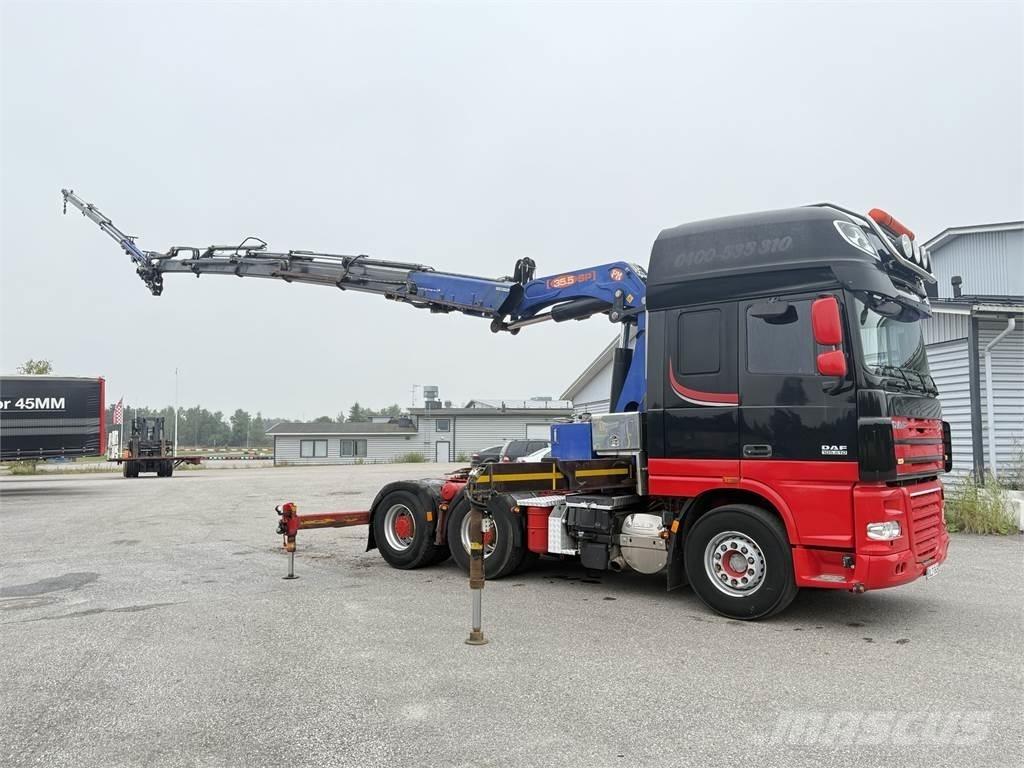 DAF XF105.510 6X4 Lastbil med kran
