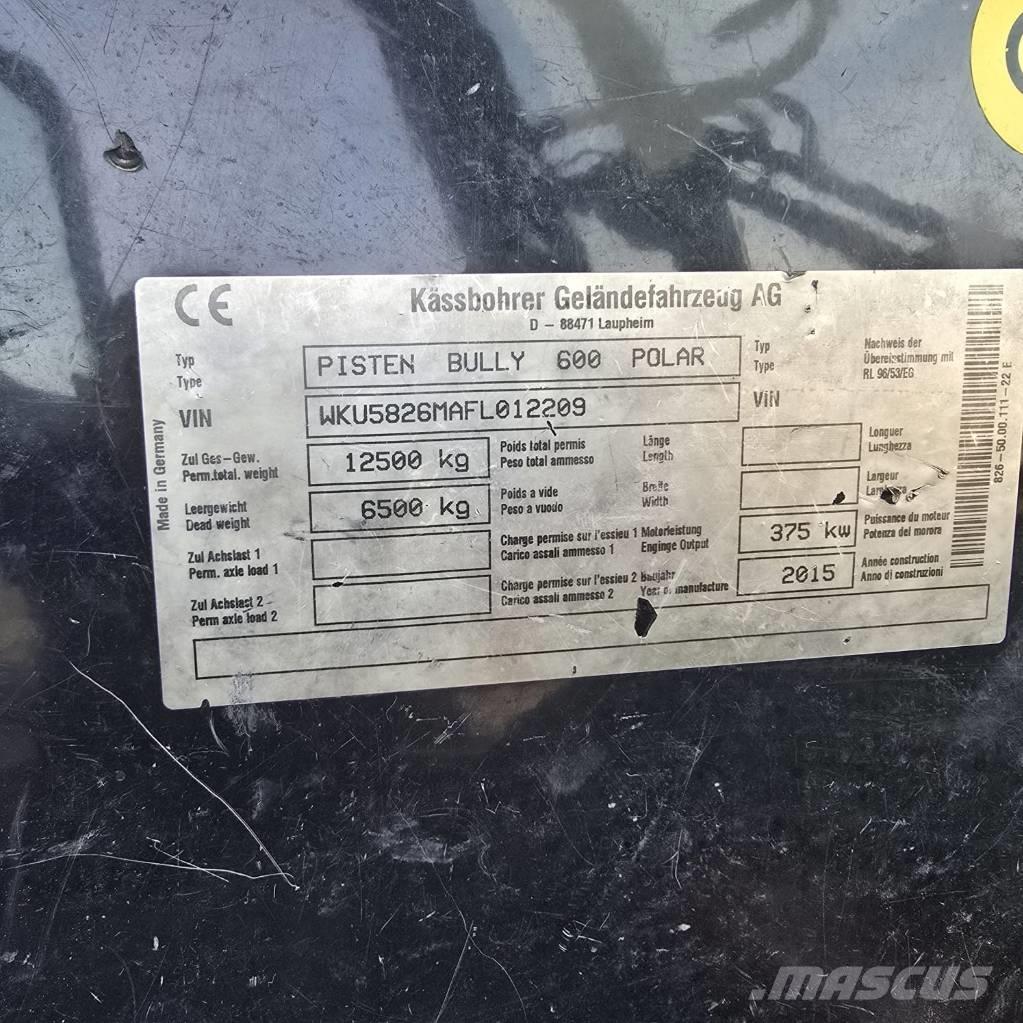 Kässbohrer PB 600 Snepræpareringsmaskiner