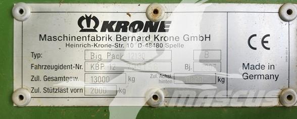 Krone BP12130 Pressere til firkantede baller