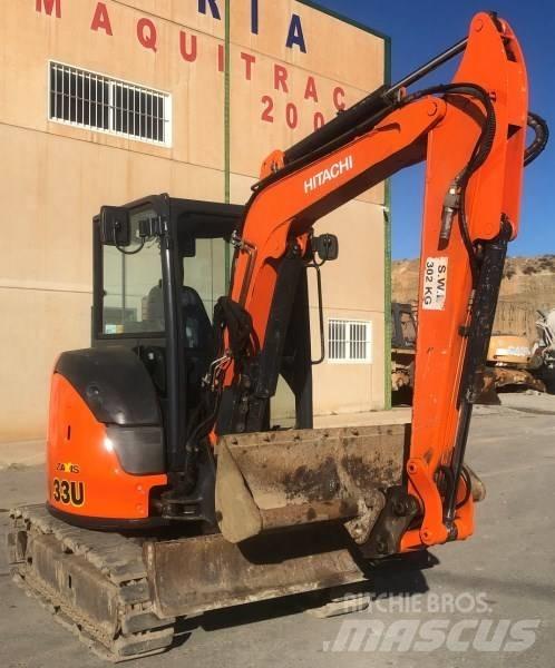 Hitachi ZX 33 U-5 A Minigravemaskiner