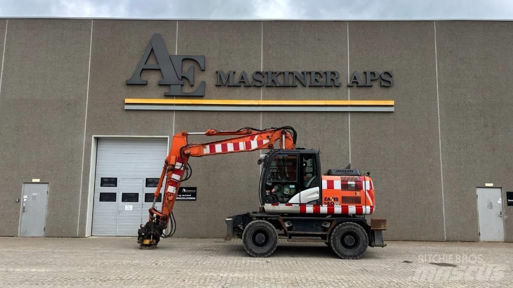 Hitachi ZX 140 W-5 Gravemaskiner på hjul