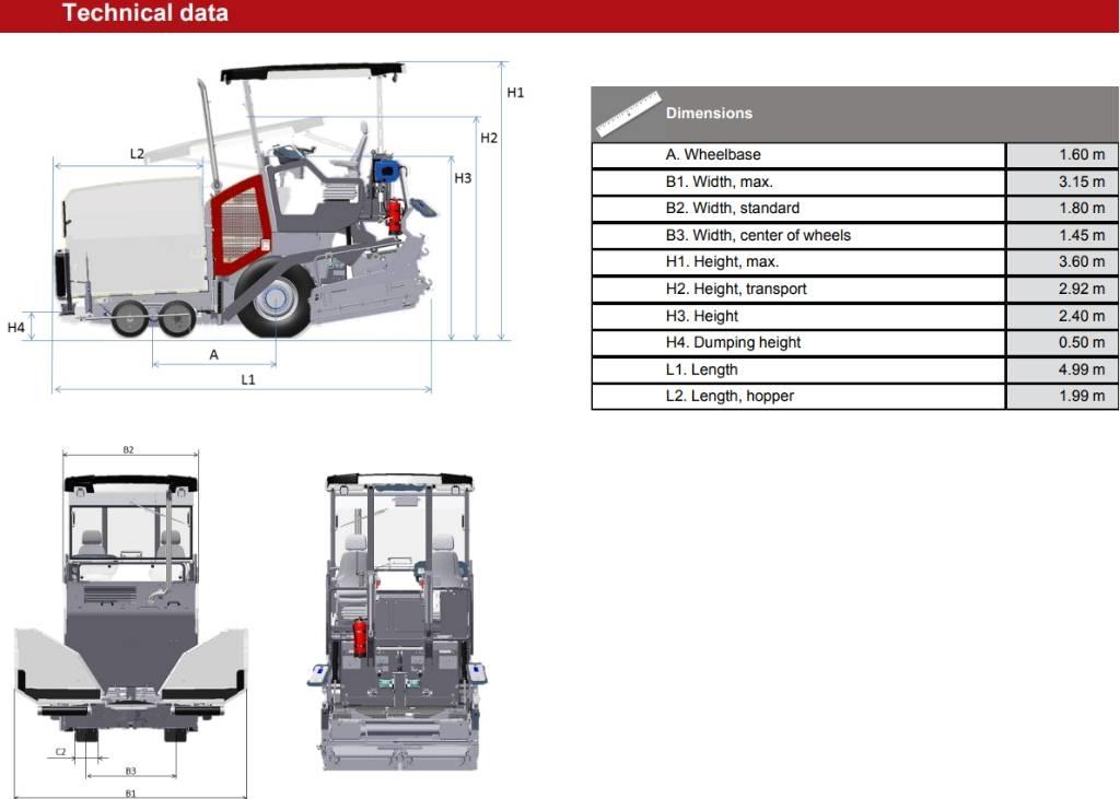 Dynapac SD 1800 W Asfaltudlæggere