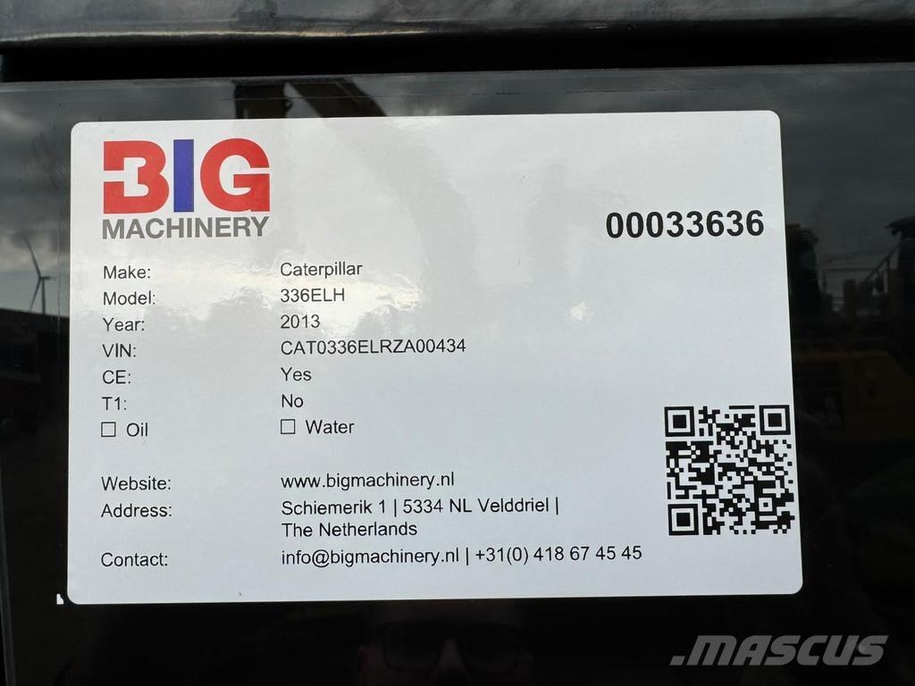 CAT 336ELH Gravemaskiner på larvebånd
