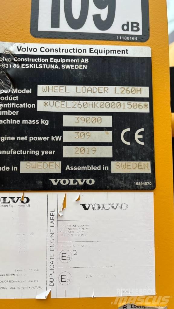 Volvo L260H Læssemaskiner på hjul