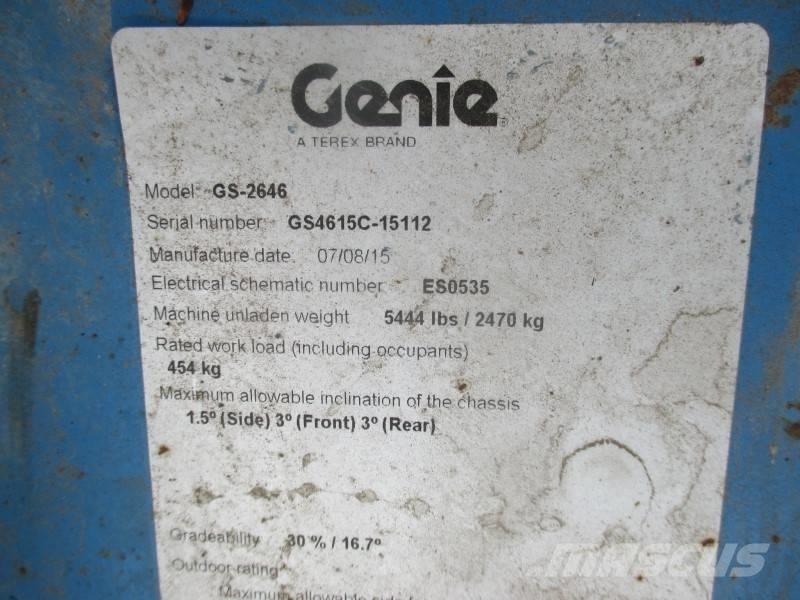 Genie GS 2646 Saxlifte