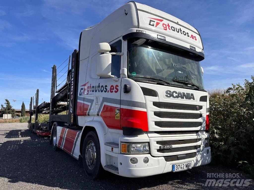Scania R 450 Autotransportere / Knæklad