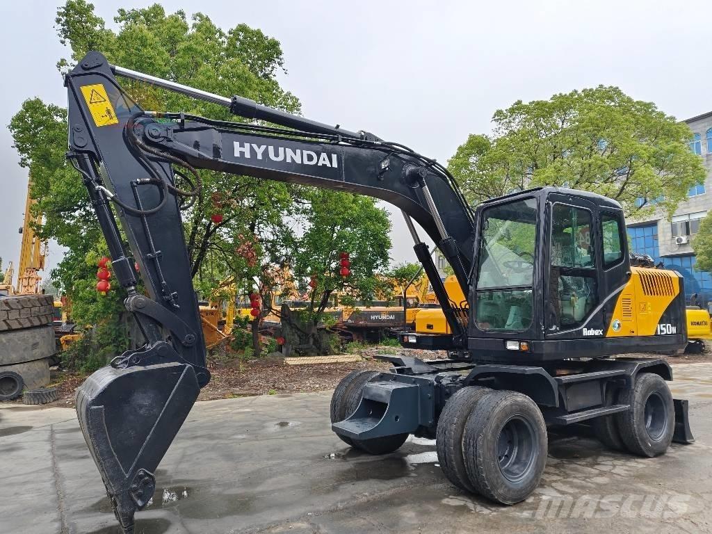 Hyundai Robex 150 W Gravemaskiner på larvebånd
