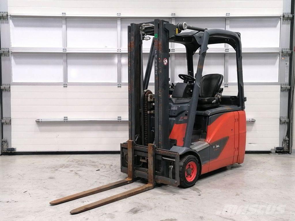 Linde E16H-02 El gaffeltrucks