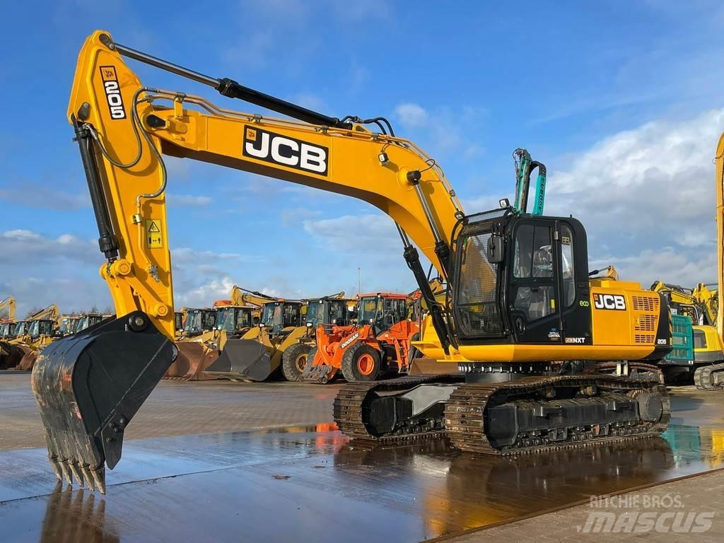 JCB 205 Gravemaskiner på larvebånd