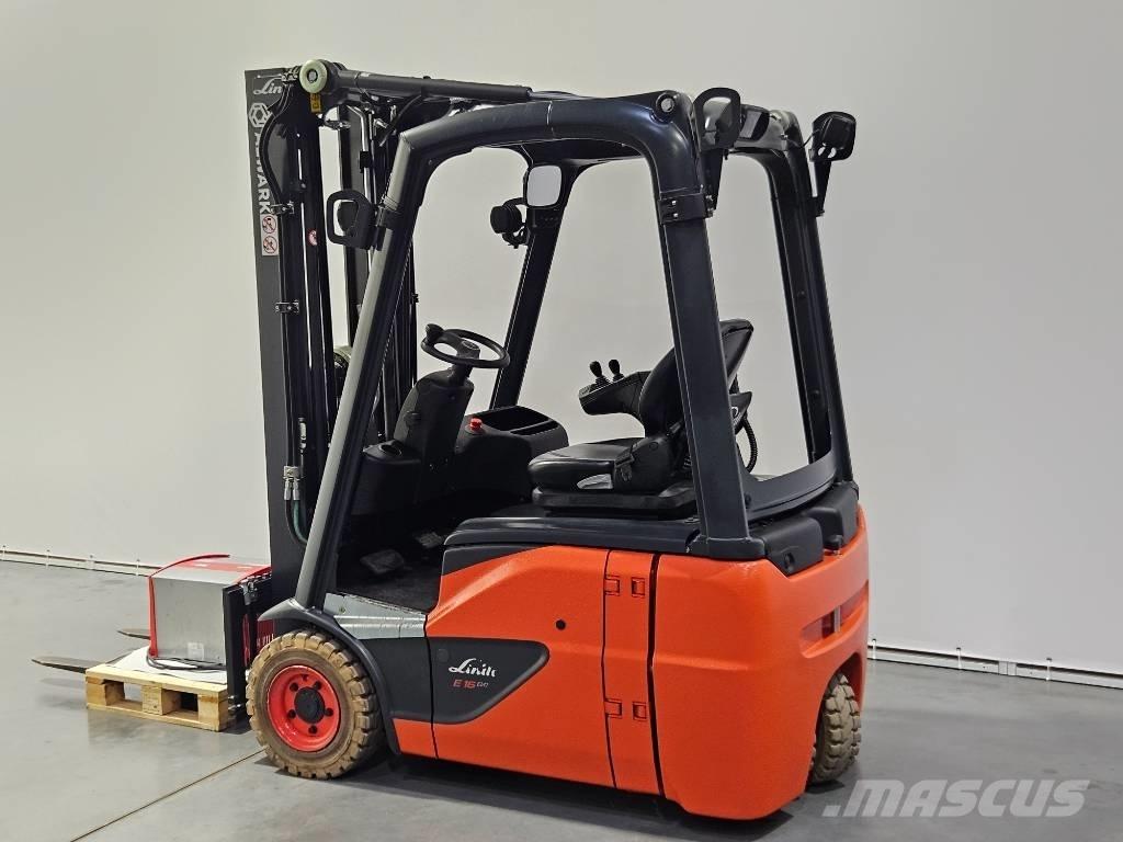 Linde E16C El gaffeltrucks