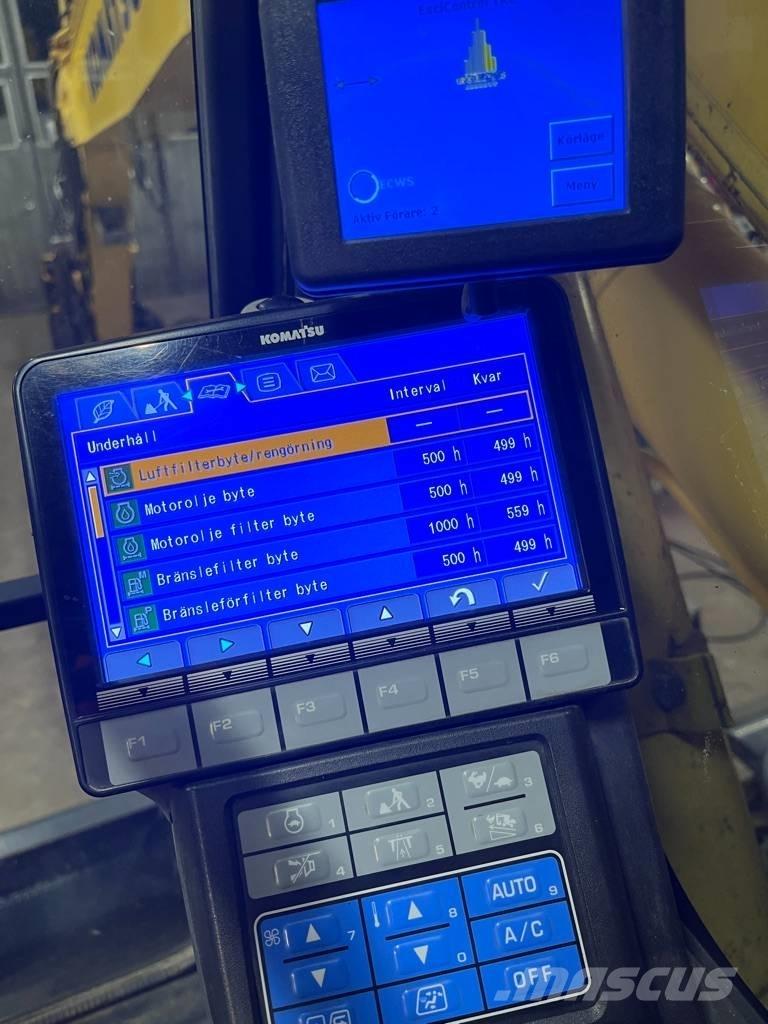 Komatsu PW 160 Gravemaskiner på hjul