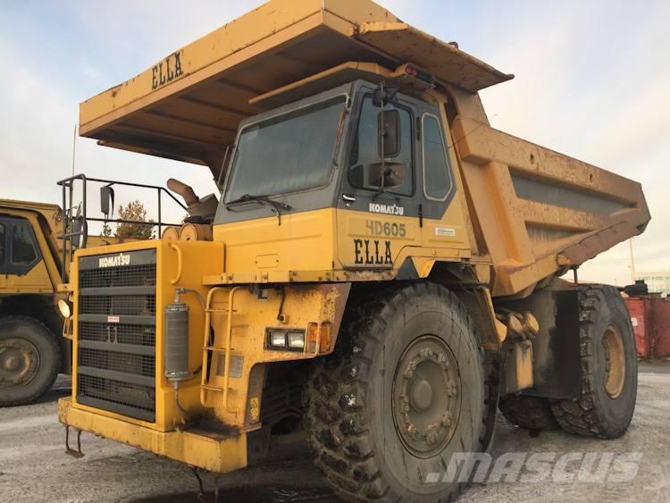 Komatsu HD 605-5 Knækstyrede dumpere