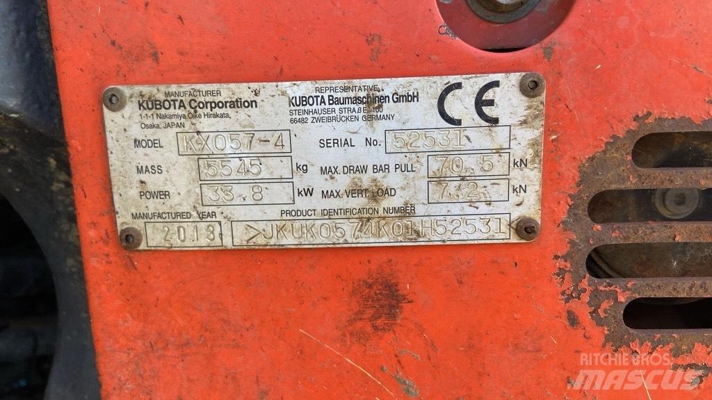 Kubota KX 057-4 Minigravemaskiner