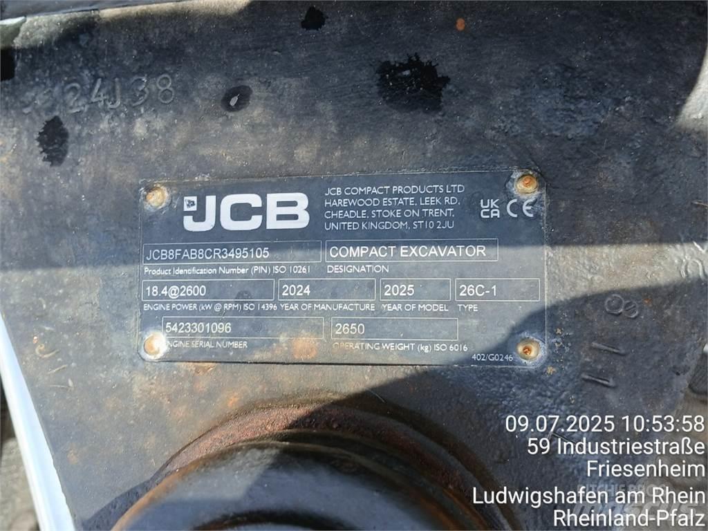 JCB 26C-1 Minigravemaskiner