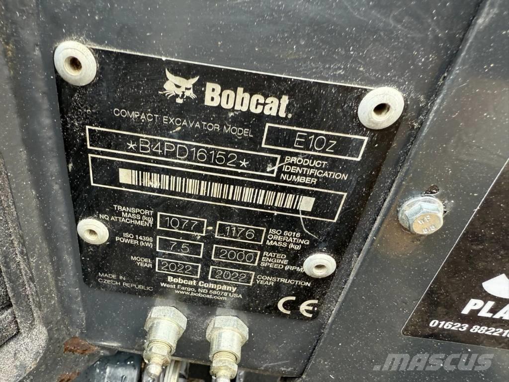 Bobcat E 10z Minigravemaskiner