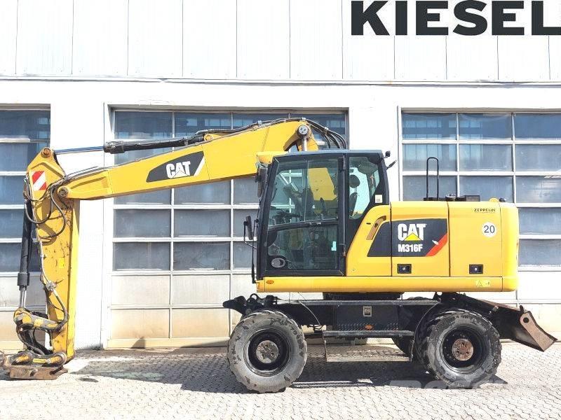 CAT M 316 F Gravemaskiner på hjul