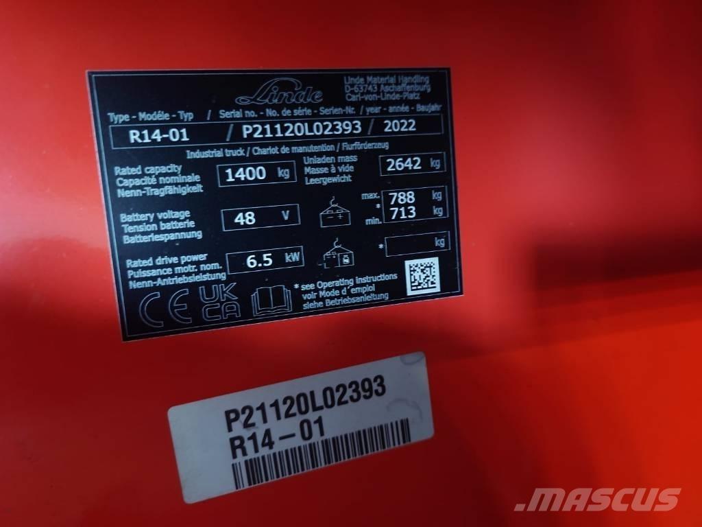 Linde R14/1120 Reachtruck