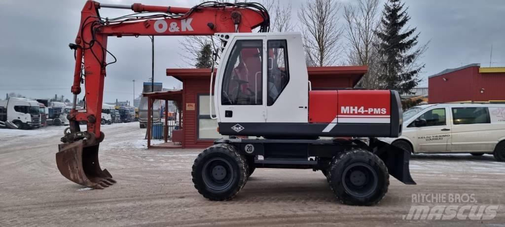 O&K MH 4 PMS Gravemaskiner på hjul