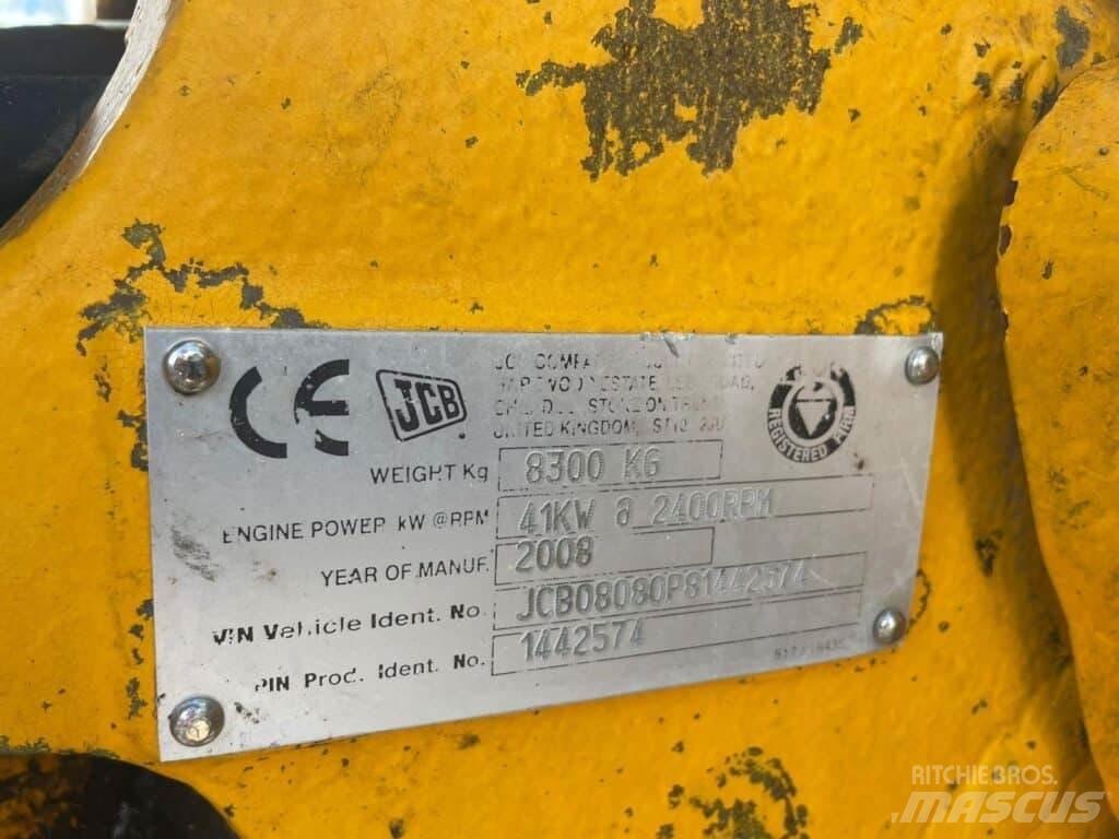 JCB 8080 Gravemaskiner på larvebånd