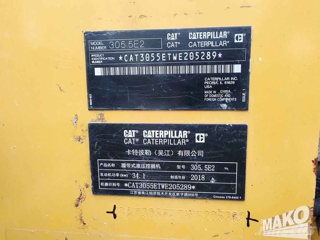 CAT 305.5 Gravemaskiner på larvebånd