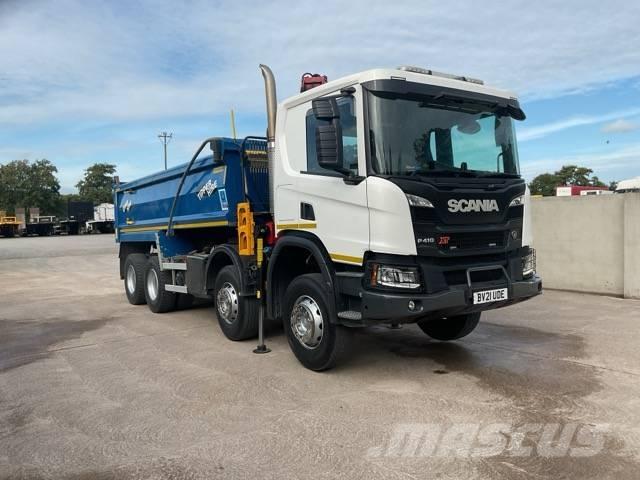 Scania P410 XT Lastbiler med tip