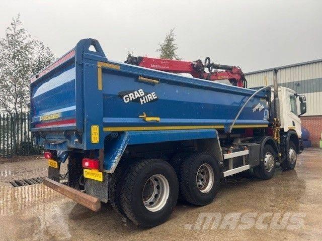 Scania P410 XT Lastbiler med tip