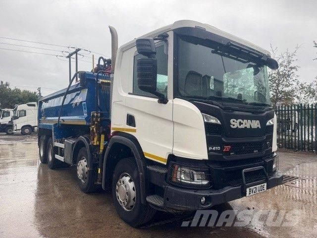 Scania P410 XT Lastbiler med tip
