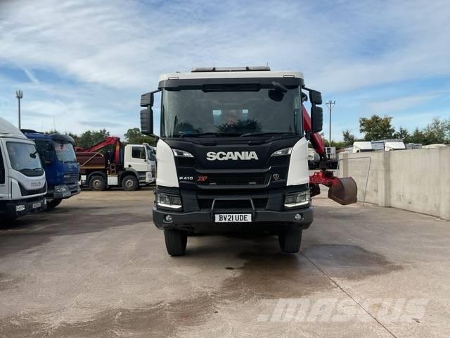 Scania P410 XT Lastbiler med tip