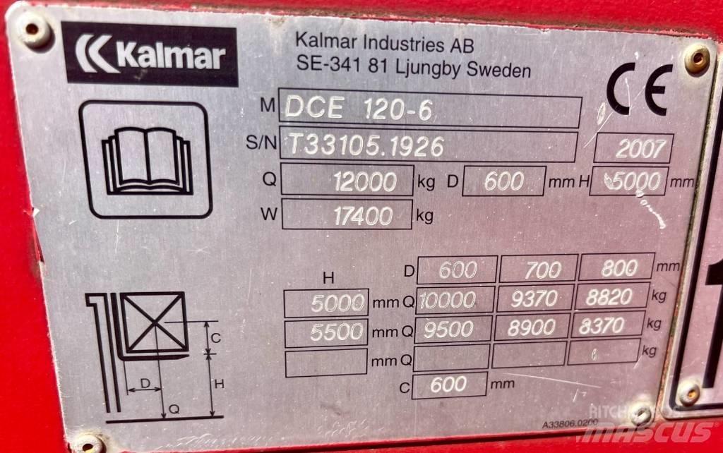 Kalmar DCE120-6 Diesel gaffeltrucks