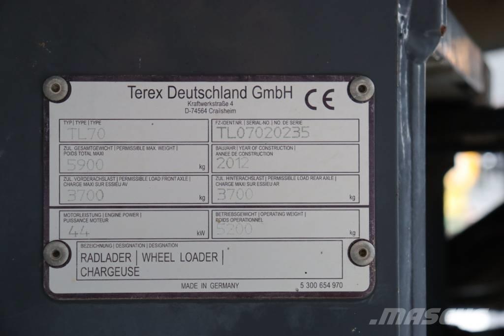 Terex TL 70 Læssemaskiner på hjul