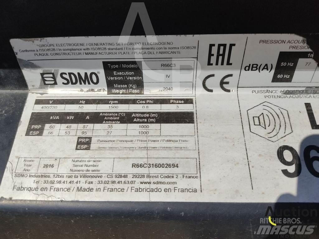 Sdmo R66C3 Dieselgeneratorer