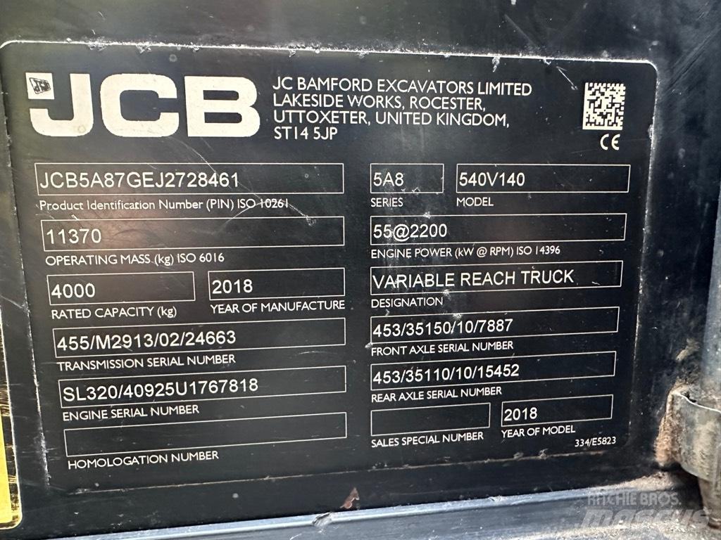 JCB 540-140 Teleskoplæssere