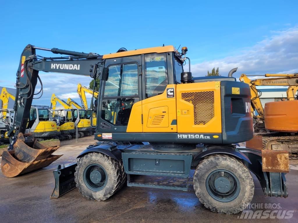 Hyundai HW 150 ACR Gravemaskiner på hjul