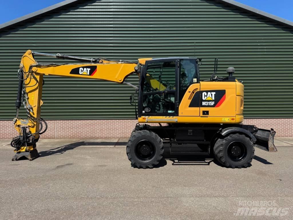 CAT M 315 F Gravemaskiner på hjul