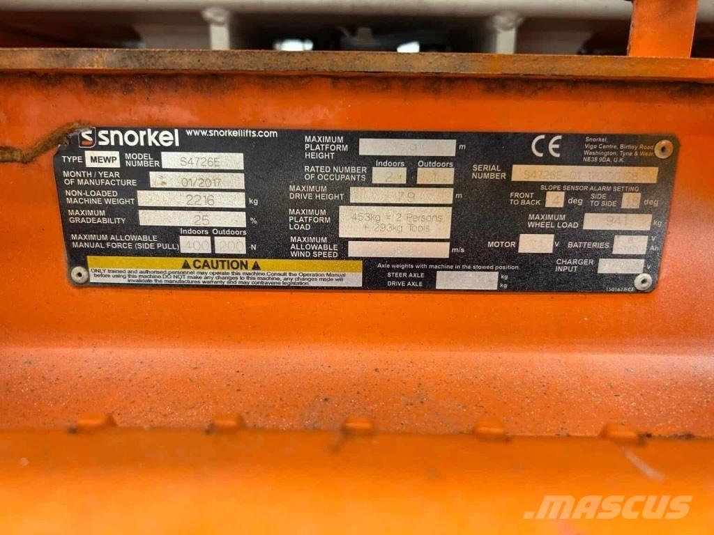 Snorkel S 4726 E Saxlifte