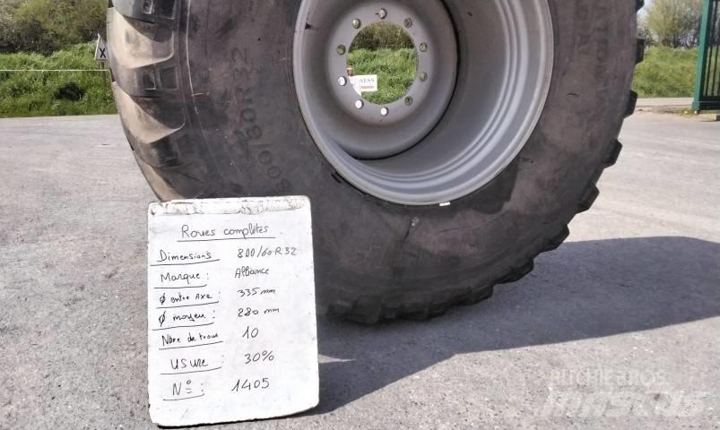 Alliance 800/60R32 Hjul, Dæk og Fælge