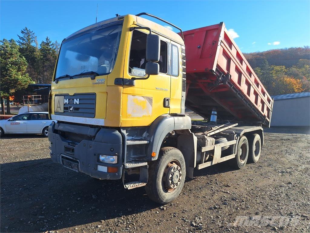 MAN TGA 33.430 6X6 Lastbiler med tip