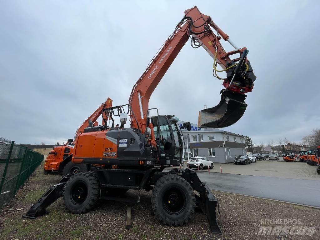 Hitachi ZX180W-7 Gravemaskiner på hjul