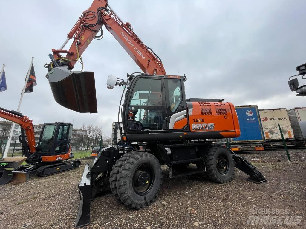 Hitachi ZX180W-7 Gravemaskiner på hjul