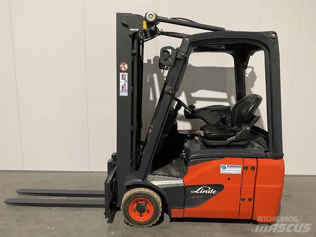 Linde E16C-02 El gaffeltrucks