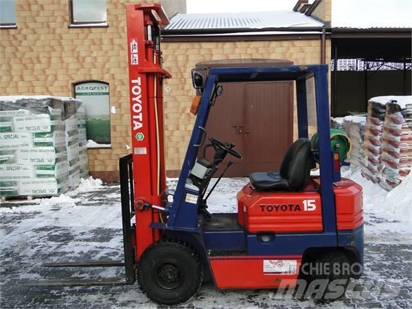 Toyota 5FGL15 LPG gaffeltrucks