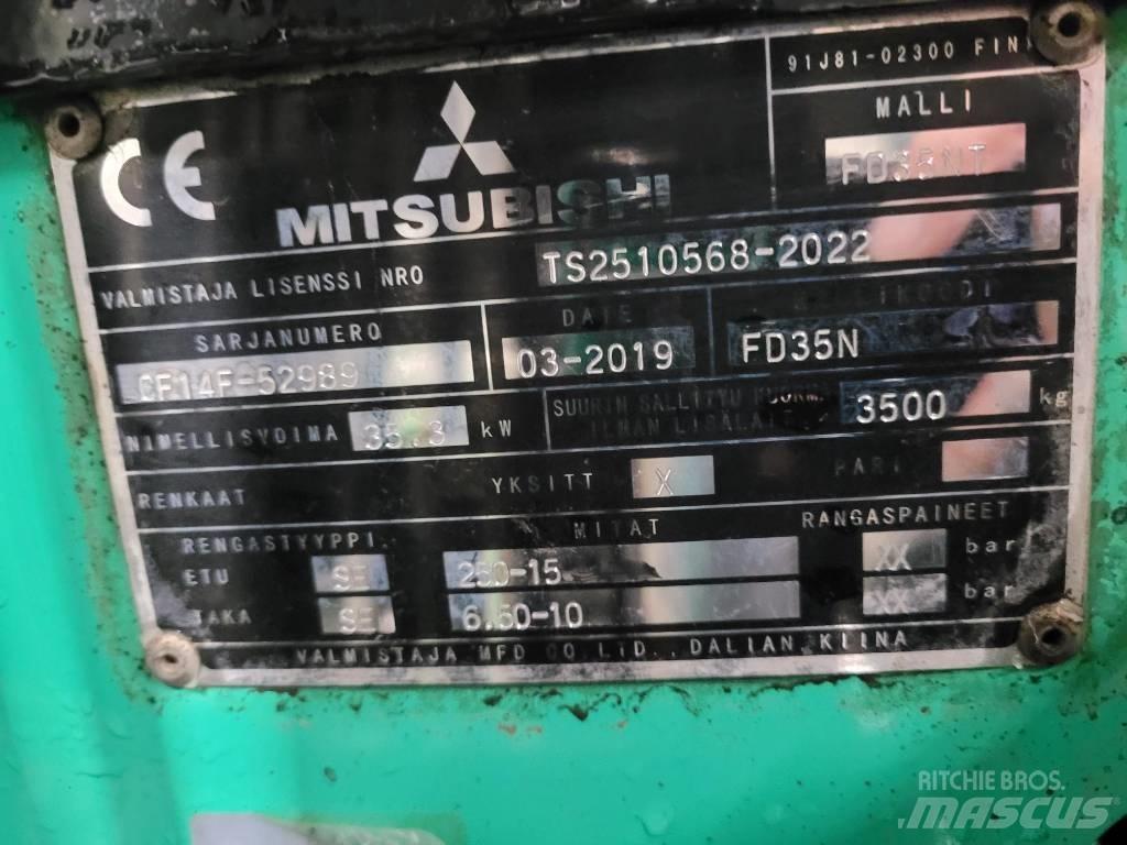 Mitsubishi FD35NTD Diesel gaffeltrucks