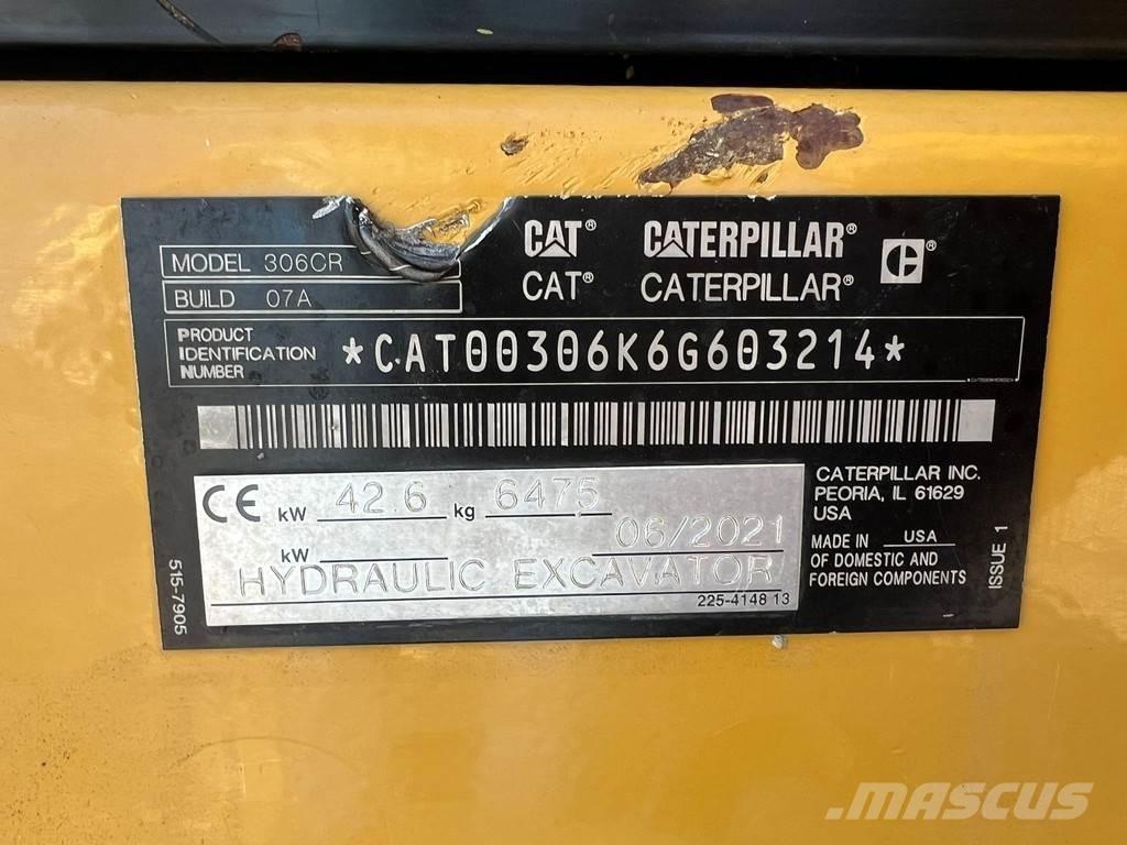 CAT 306CR Minigravemaskiner